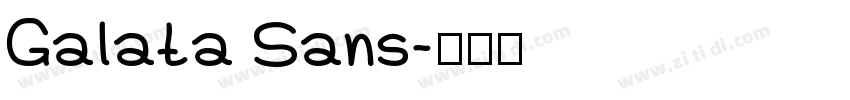 Galata Sans字体转换